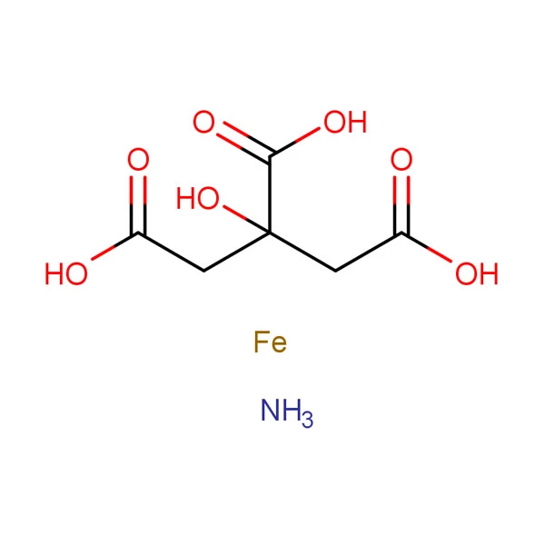 1185-57-5 Ammonium Ferric Citrate C6H11FeNO7