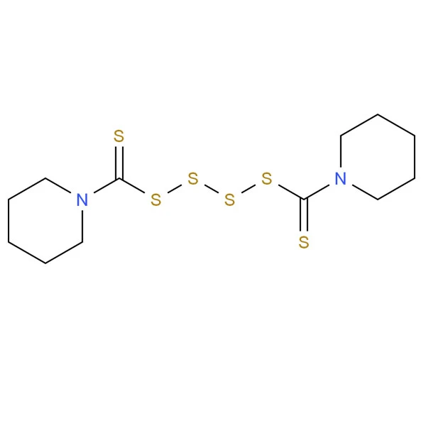 120-54-7 Bis(pentamethylene)thiuram Tetrasulfide Rubber Accelerator TRA C12H20N2S6