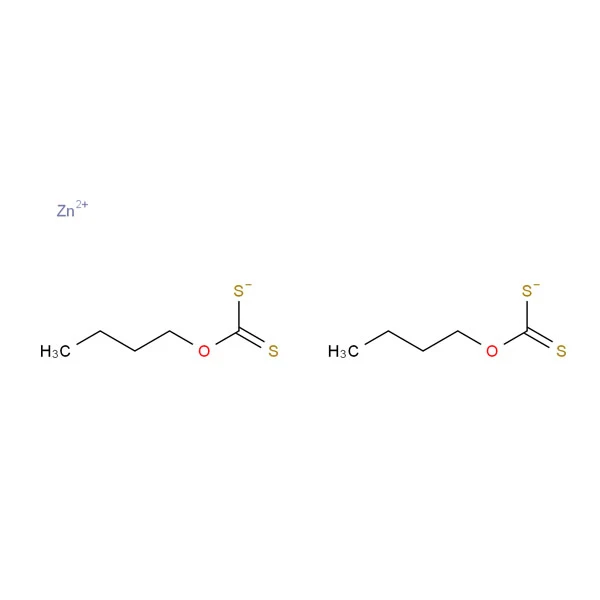 150-88-9 O-butyl Hydrogen Dithiocarbonate,zinc Salt Rubber Accelerator ZBX C10H20O2S4Zn