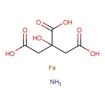 1ton 1185-57-5Citric Acid Iron Ammonium C6H11FeNO7