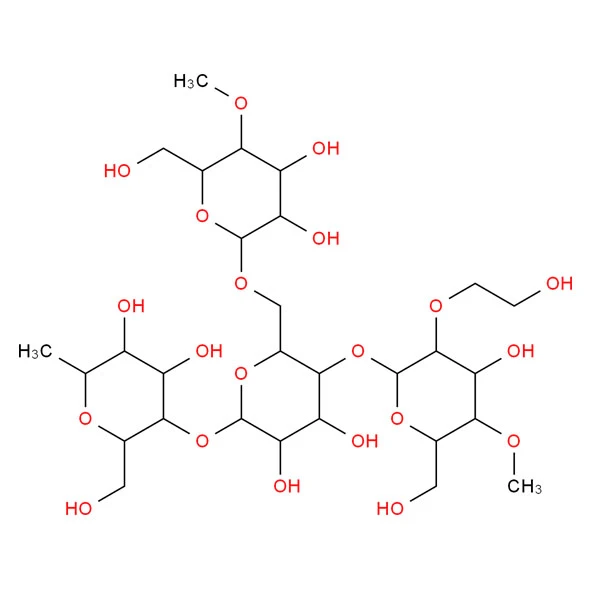 100kg 9004-62-0 Hydroxyethyl Cellulose C29H52O21
