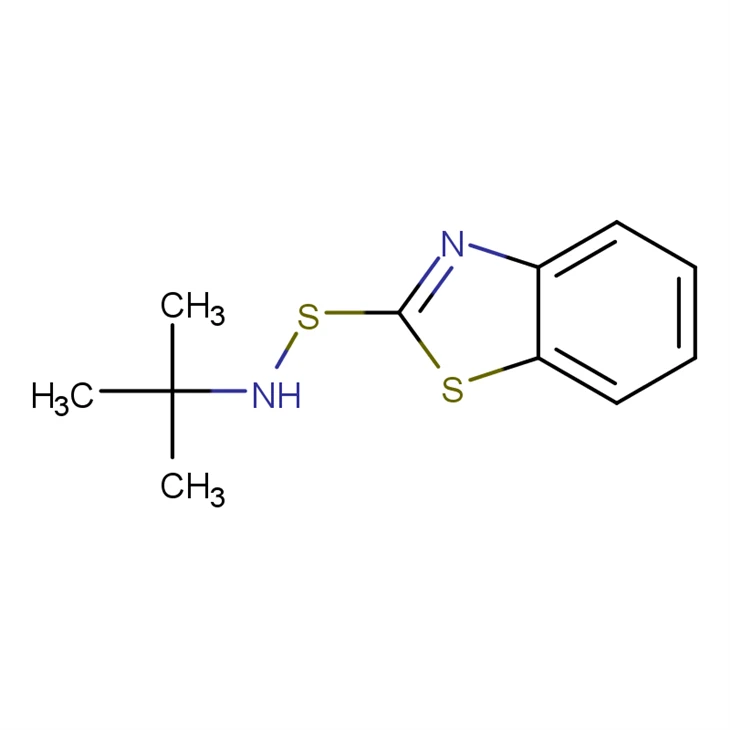 CAS No. 95-31-8 Accelerator NS;N-tert-Butyl-2-benzothiazolesulfenamide