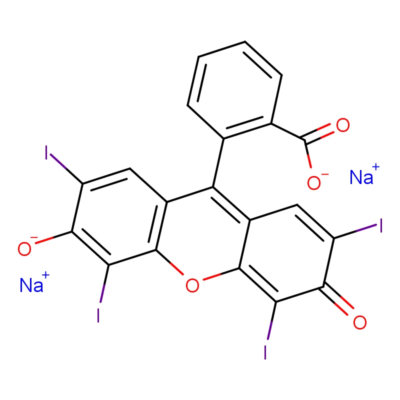 568-63-8 ERYTHROSINE B STAIN C20H6I4Na2O5