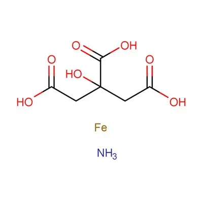 1185-57-5 Ammonium Ferric Citrate C6H11FeNO7